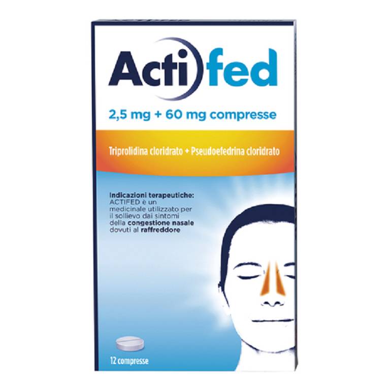 ACTIFED*12CPR 2,5MG+60MG