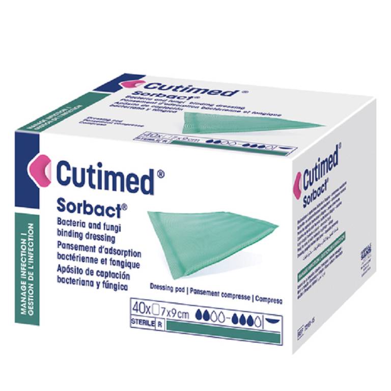 CUTIMED SORBACT MEDIC 7X9CM 5P