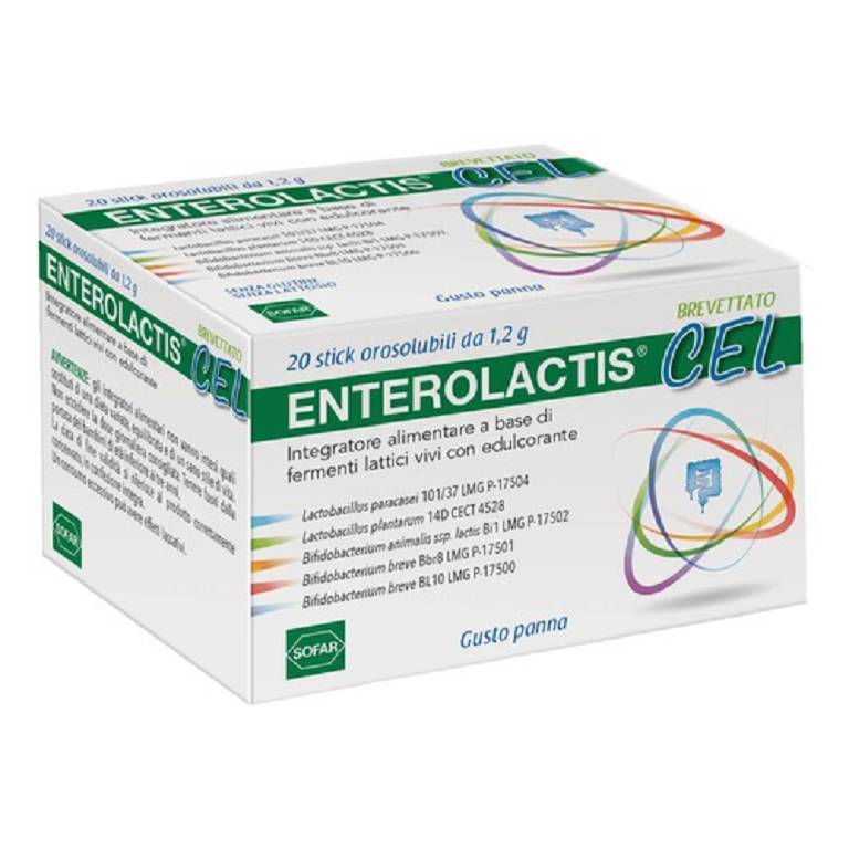 ENTEROLACTIS CEL 20STICK OROS