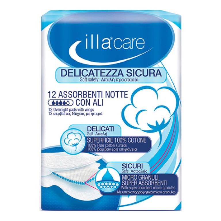 ILLA CARE ASSORBENTE NOTTE 12P