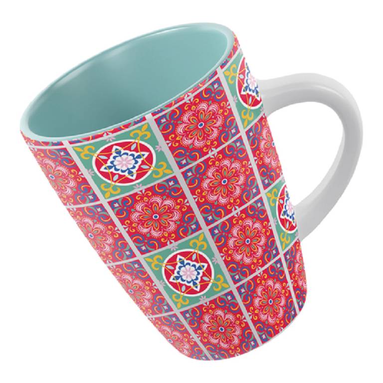 MAIOLICHE TAZZA FIRE RED