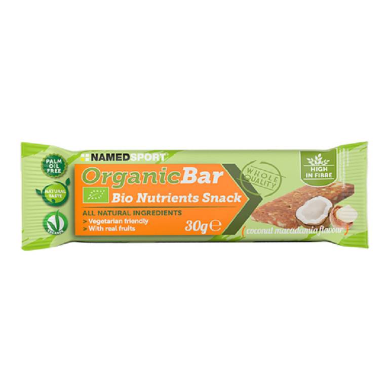 ORGANIC BAR COCONUT-MACAD 30G
